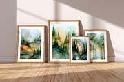 Watercolor Forest Illustration, a Decorative Illustration by Housui Patterns (Thumbnail 8 of 12)