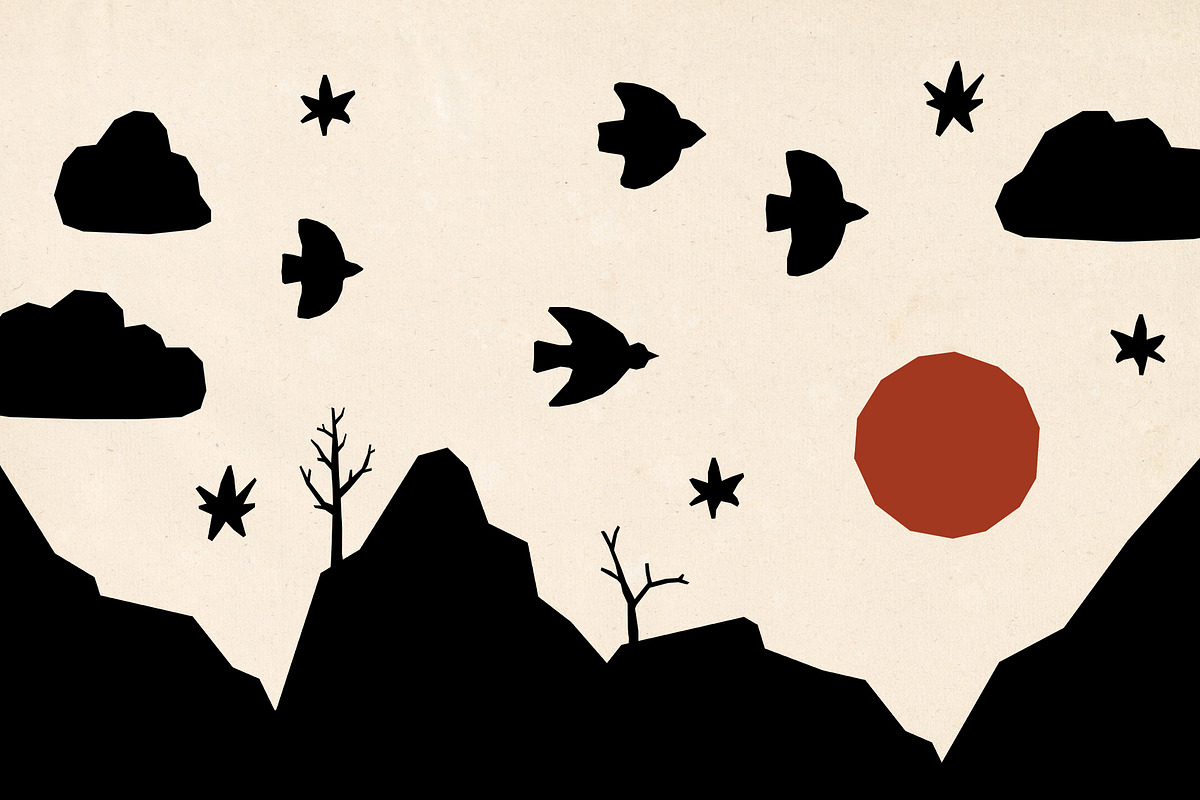 Night Woods, a Decorative Illustration by Dina Mae (Photo 9 of 10)