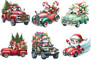 Driver Santa Sublimation, an Illustration by DreamArtGraphic (Thumbnail 3 of 3)