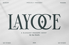 Luxury Ligature Serif Font - Layoce