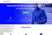 Featured - One page Business Theme, a WordPress Template by ThemeHunk (Thumbnail 1 of 6)
