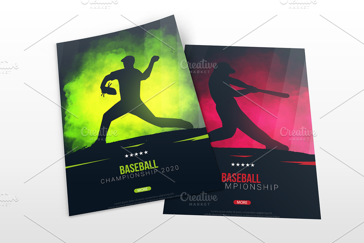 Baseball Posters, a Flyer Template by Leo Edition (Photo 2 of 4)