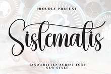 Sistematis | Script Font