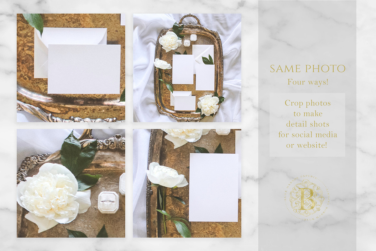 Mock-up Stationery Collection, a Photo by BlueHarborPaperie (Photo 3 of 5)