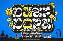 Deep Dope - Psychedelic Liquid Font