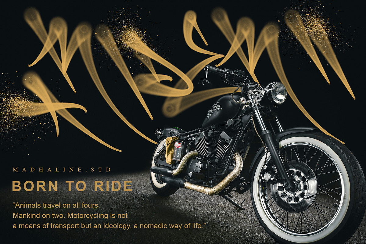 More | Graffiti Spray Paint SVG Font, a Blackletter Font by Madhaline Studio (Photo 6 of 13)