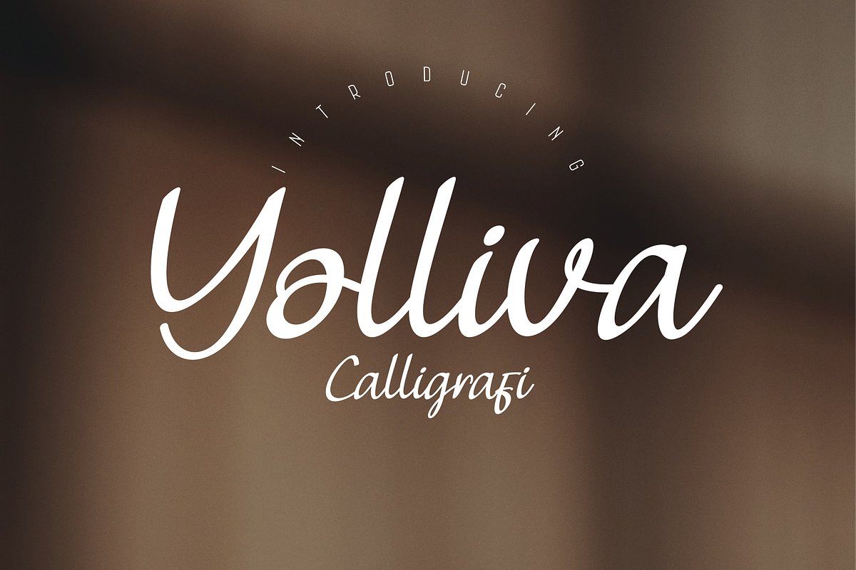 Yolliva Calligrafi Font, a Script Font by ponuppo (Photo 1 of 3)