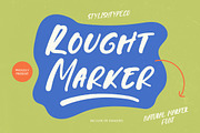 Rought Marker Natural Marker Font, a Script Font by stylishtype.co (Thumbnail 1 of 10)