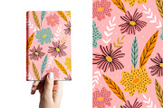 Hand drawn floral seamless patterns, a Pattern Graphic by hanifa_design (Thumbnail 9 of 10)