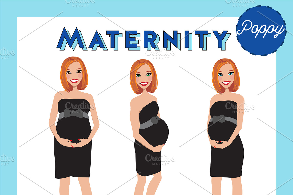 Maternity Pregnant Portrait Creator, a Person Illustration by Lauren Lesley Studio (Photo 34 of 45)