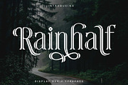 Rainhalf-Beautiful Display Serif, a Serif Font by Arterfak Project (Thumbnail 1 of 13)