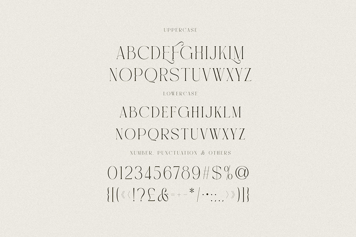 Caroline Luxury Serif, a Serif Font by Cruzine (Photo 7 of 10)