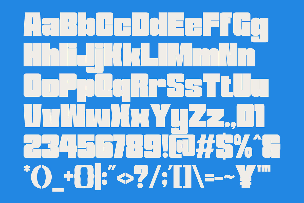 Rough | Bold Sans Serif Font, a Sans Serif Font by Typoraith Co (Photo 10 of 10)