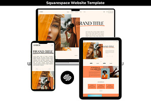 Squarespace Website Template Amber