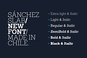 Sanchez Slab, a Slab Serif Font by Latinotype (Thumbnail 4 of 5)
