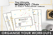 Exercise & Workout Planner, a Templates & Theme by Wow Designs (Thumbnail 1 of 10)