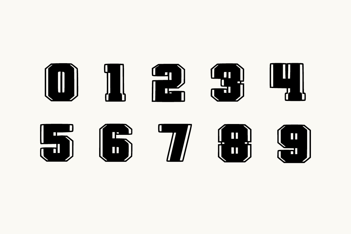 Black College - Vintage Font, a Slab Serif Font by Fourteen Letter (Photo 3 of 8)