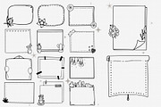 55 hand drawn cute frame, a Decorative Illustration by Pikgura (Thumbnail 5 of 5)