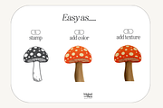 Magic Mushroom Stamp Brushes, a Brush Add-On by Mabel & Bea (Thumbnail 4 of 7)