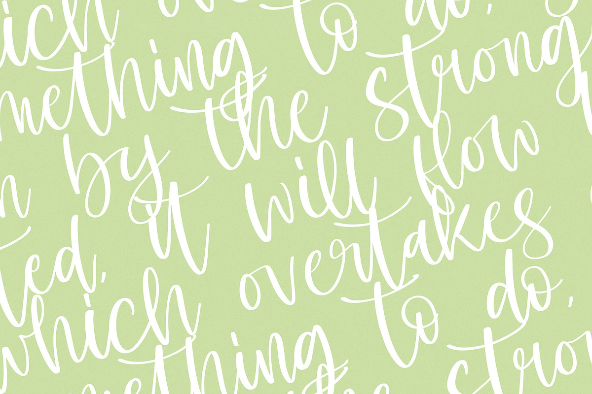 Shelter Melody Handwritten Script, a Script Font by stylishtype.co (Photo 15 of 20)