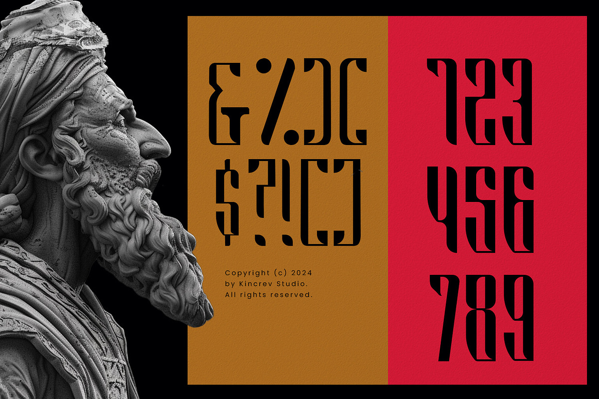 Karabau - Karabau Typeface, a Sans Serif Font by Kincrev Studio (Photo 5 of 6)