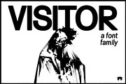 Visitor - a Sans Serif font family, a Sans Serif Font by Cribb Co. (Thumbnail 1 of 3)