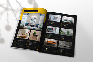 Modern A4 Product Catalog Design