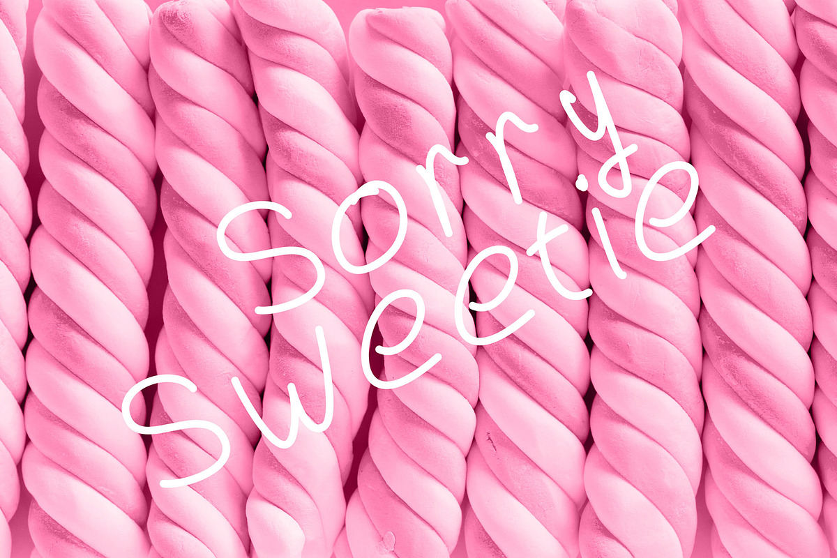 Sorry Sweetie - A Handwritten Font