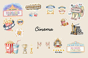 Movies Sticker set, an Illustration by ikarifq shop (Thumbnail 3 of 7)