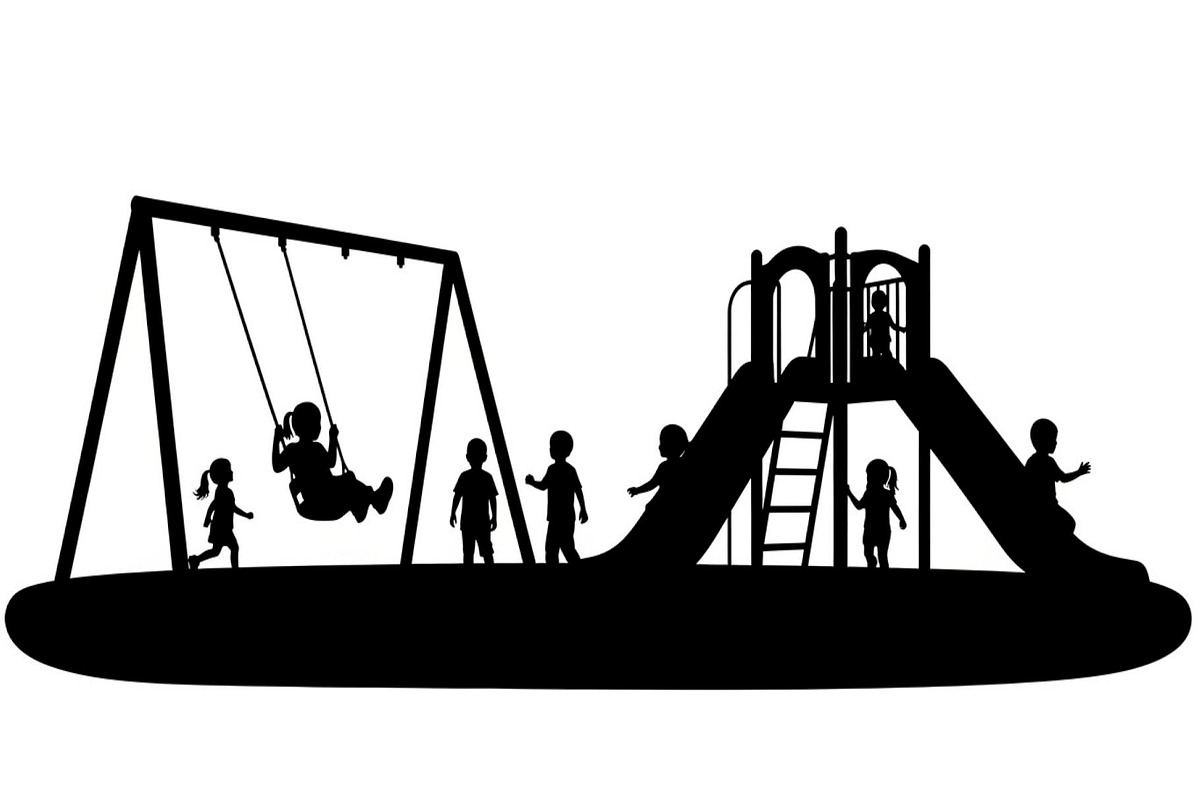 50 Kids Playground Silhouette Bundle, an Illustration by Gfx_Store (Photo 3 of 51)