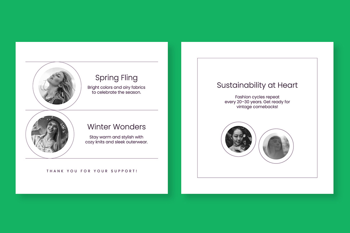 Social Media Post Template, an UI Kit Template by ContestDesign (Photo 3 of 7)