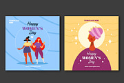 Women's Day Social Media Set, a Templates & Theme by studiogstock (Thumbnail 2 of 3)