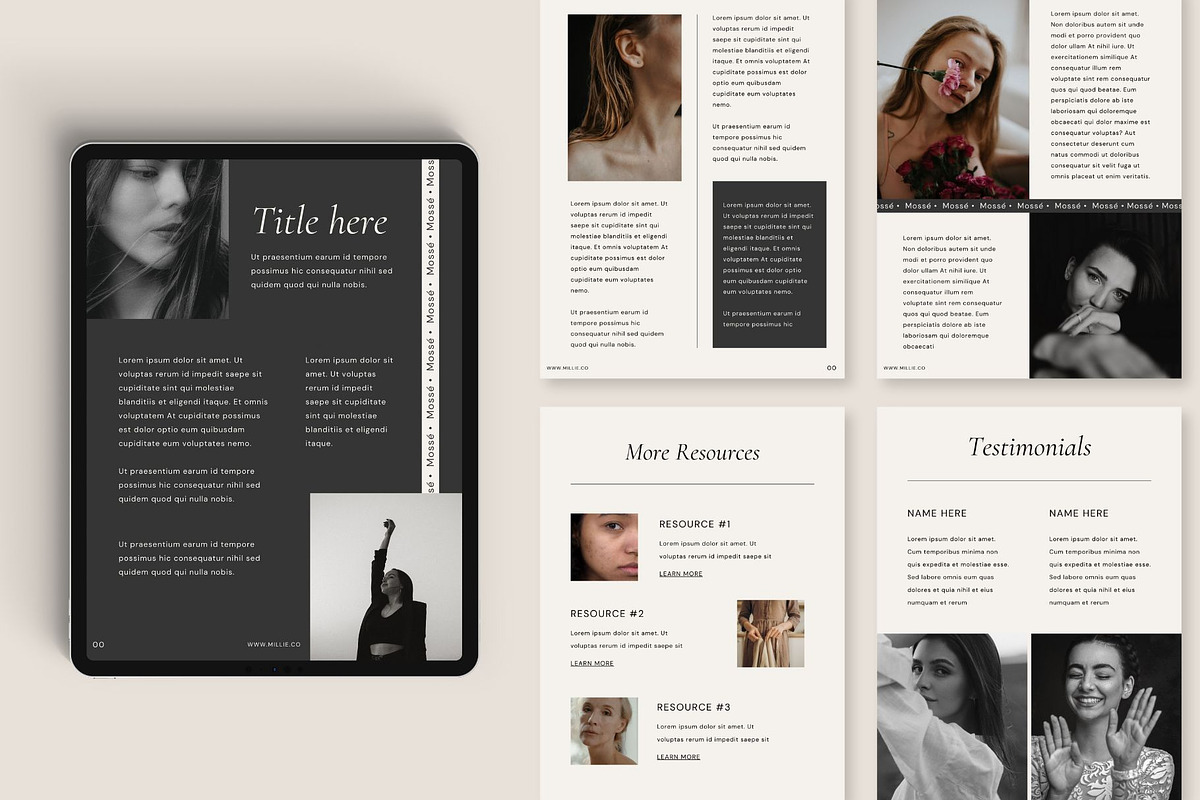 MOSSE Coach Ebook Template CANVA, a Design Template by BoldNStudio (Photo 7 of 10)