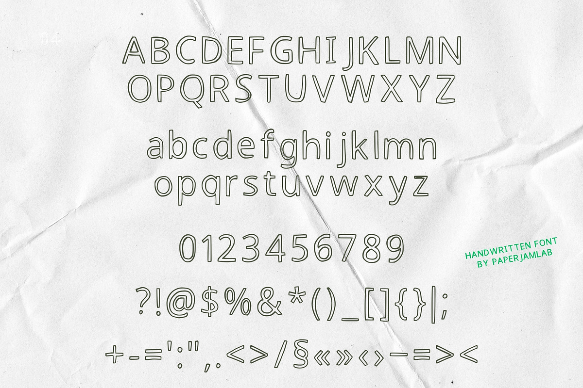 Hollow Drama. Handwritten font, a Handwritten Font by PaperJamLab (Photo 4 of 9)