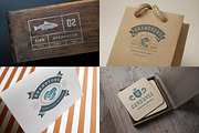 18 Seafood Logos & Badges, a Branding & Logo Template by Vasya Kobelev (Thumbnail 9 of 9)