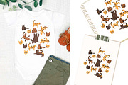 Cute Cats and Dogs patterns, an Animal Illustration by essskina (Thumbnail 5 of 9)