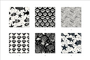 Underwater Seamless Patterns Bundle, a Pattern Graphic by Curly_Pat (Thumbnail 3 of 15)