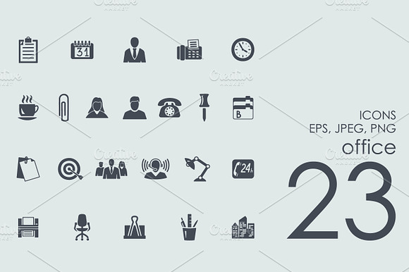 23 Office Icons