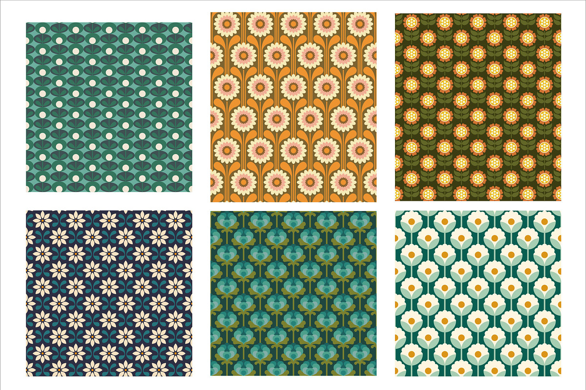 Pack of abstrack flower pattern, a Pattern Graphic by Brainware Graphic (Photo 6 of 8)