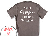 Back Of T-Shirt BC3001 Mockup Bundle, a Shirt Mockup by lock and page (Thumbnail 4 of 88)