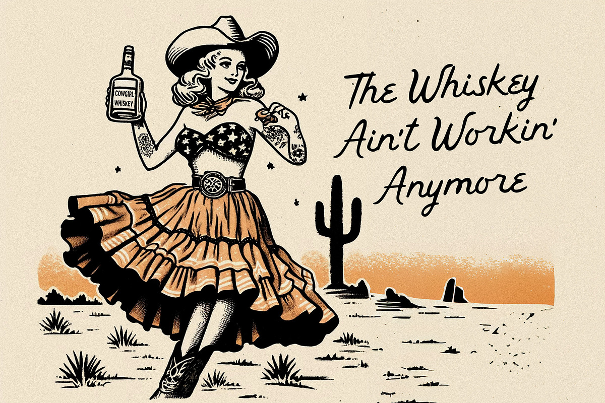 Rodeo Cowgirls // Western Font, a Handwritten Font by PeachCreme (Photo 2 of 10)