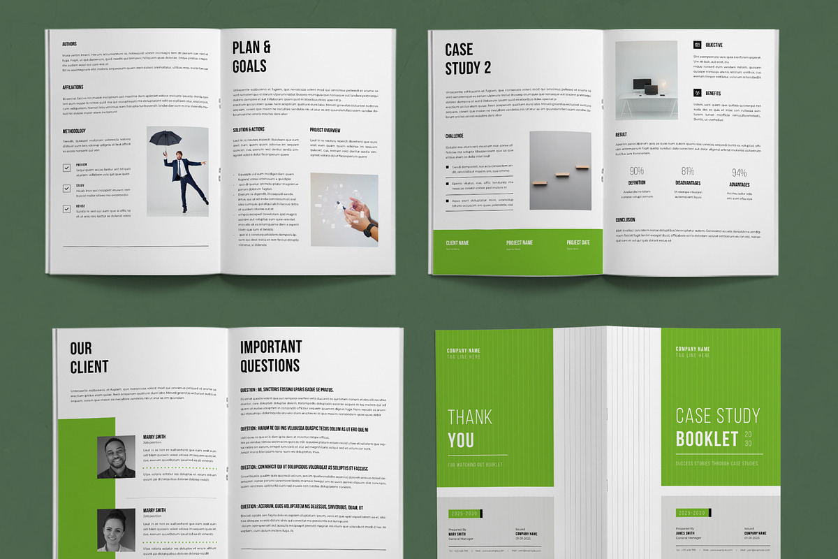 Business Case Study Booklet, a Brochure Template by ContestDesign (Photo 3 of 3)