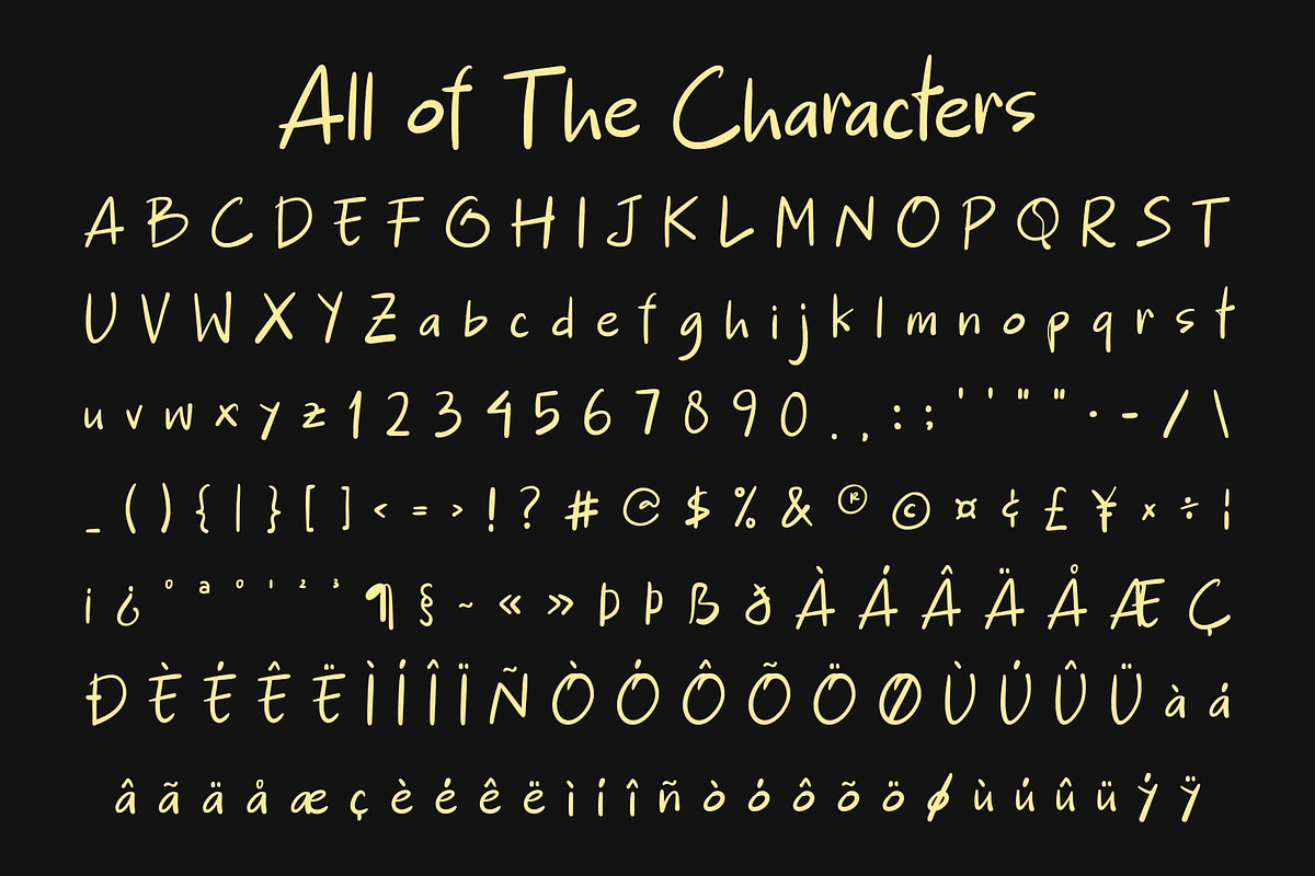 CS Brooklyn – Funky Handwritten Font, a Handwritten Font by Craft Supply Co. (Photo 8 of 8)