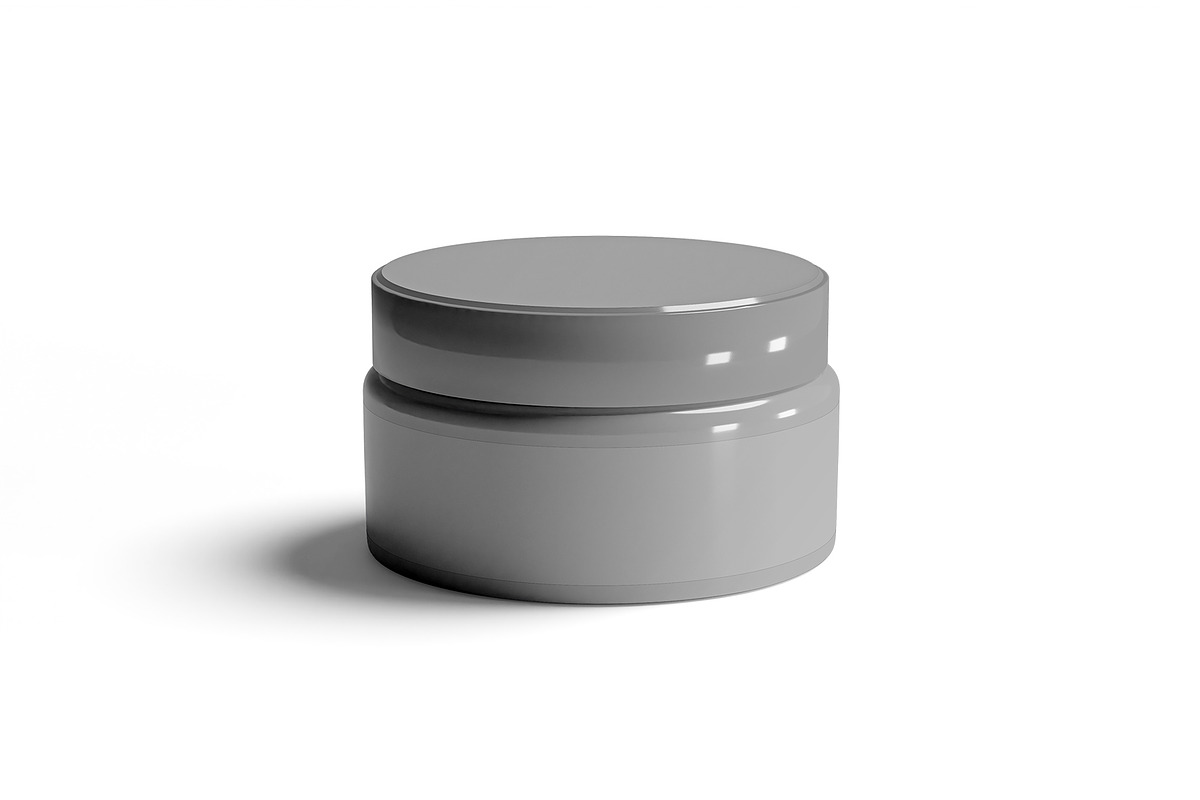 Cosmetic Jar Mockup, a Product Mockup by GraphicsPixel (Photo 2 of 3)