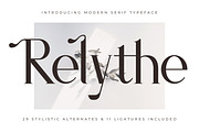 Relythe, a Serif Font by Rishsketch (Thumbnail 1 of 13)