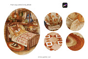 Procreate Brushes - Pattern Brushes, a Brush Add-On by Jenny Quince (Thumbnail 4 of 13)