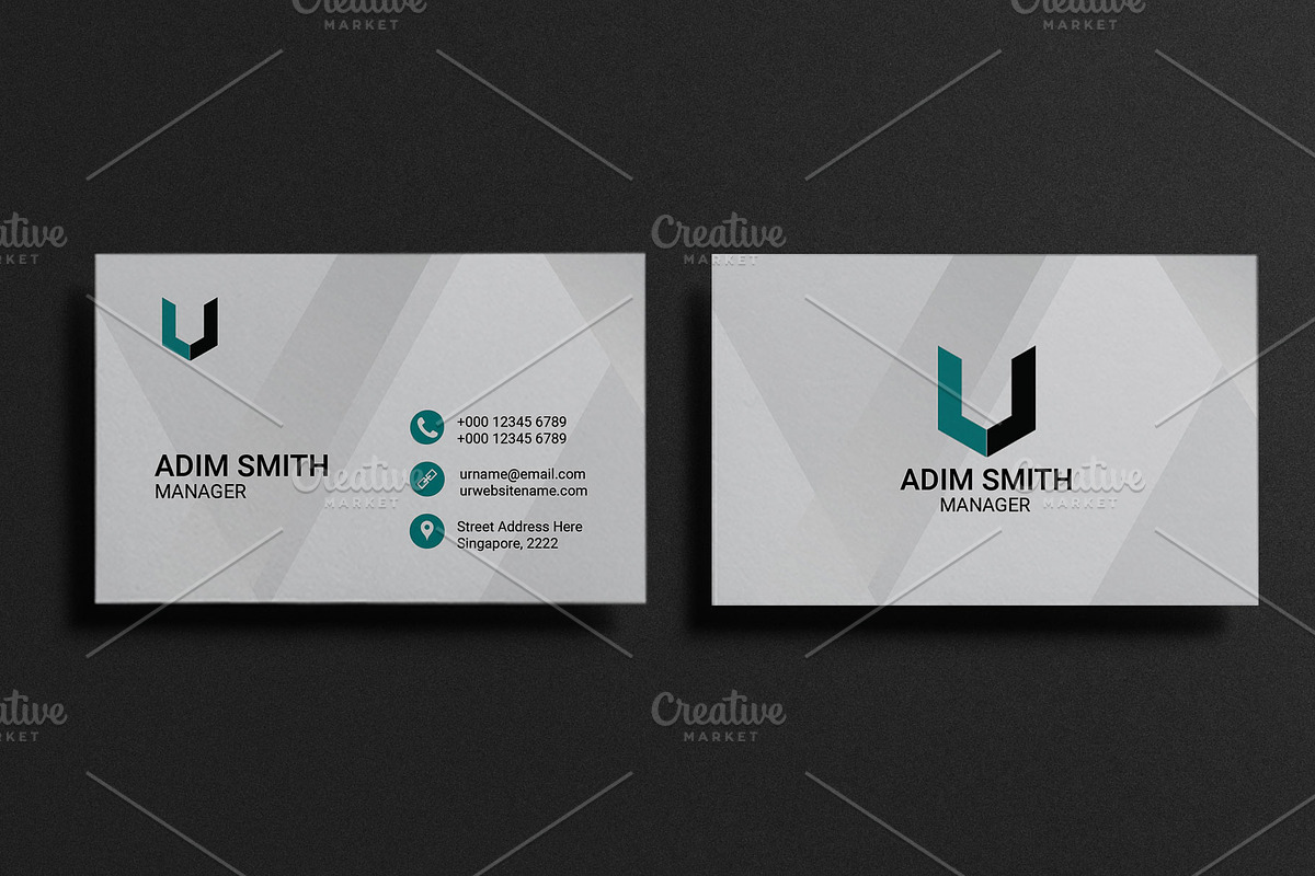 Business card , Modren Business card, a Business Card Template by Hzai-Designs (95) (Photo 1 of 2)