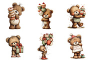 Whimsical Teddy Bear Birthday Clipar, an Illustration by Designworld (Thumbnail 7 of 10)