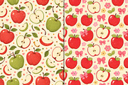 Cute Cherry Apple Fruit Pattern, a Pattern Graphic by Artonix (Thumbnail 7 of 7)