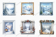 Christmas Winter View Window Frames, a Graphic by designcity5 (Thumbnail 3 of 5)